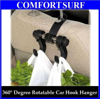 Car Hanger with Double Hooks Hold Grocery Bags & More